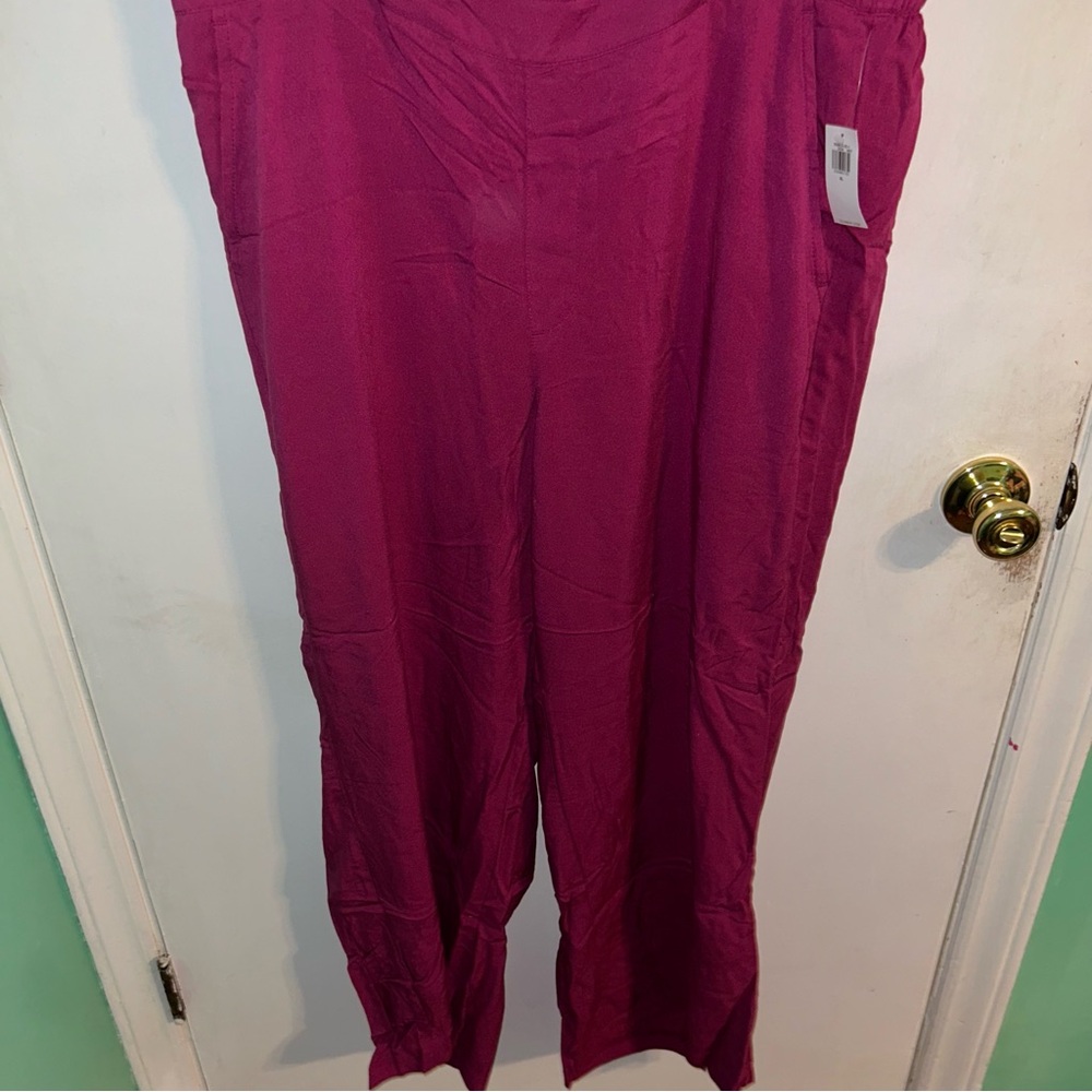 Old Navy Pink Wide Leg Pants